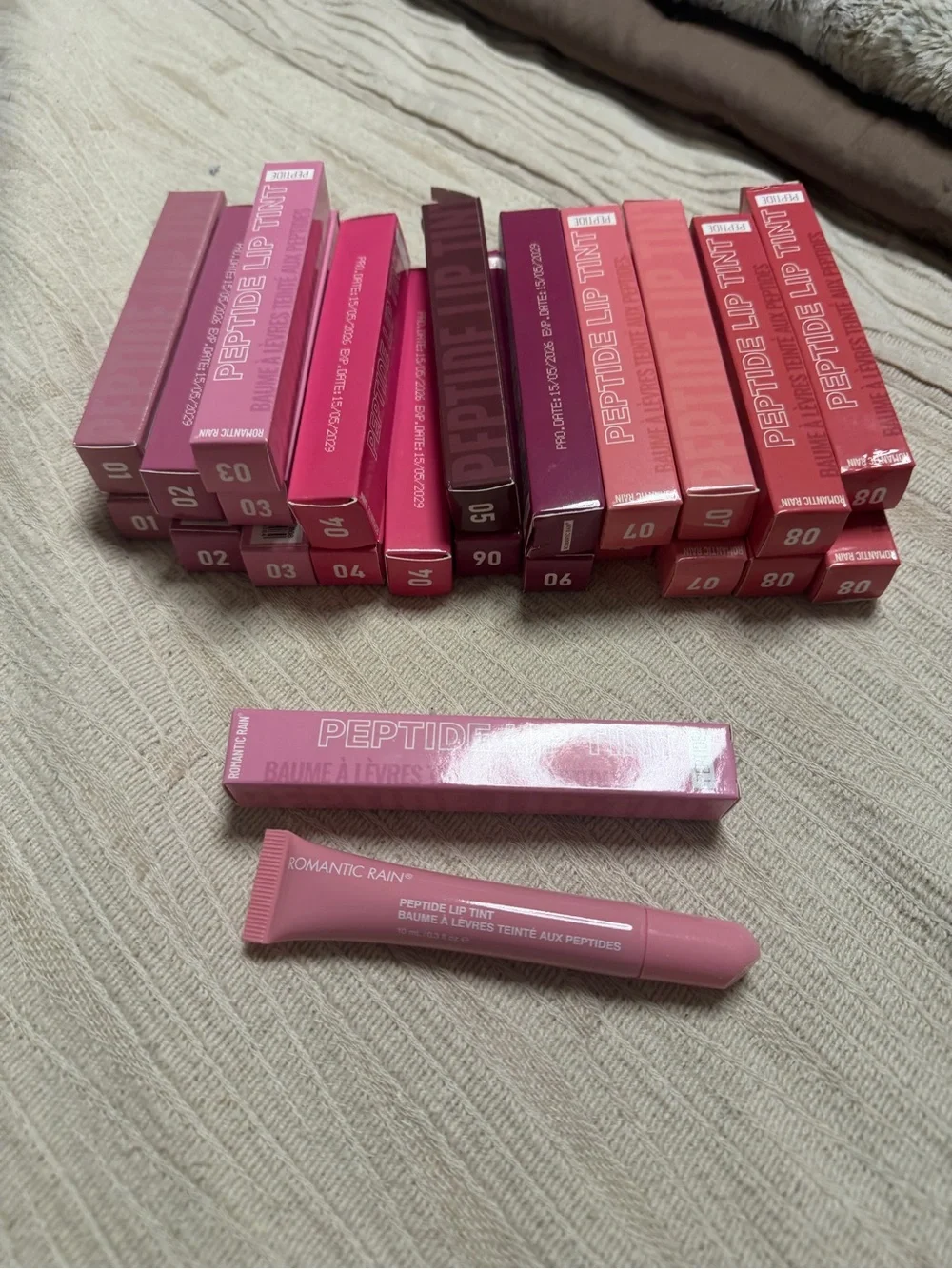 Peptide Lip Tint Shade 3 Pale Pink by Romantic Rain NIB